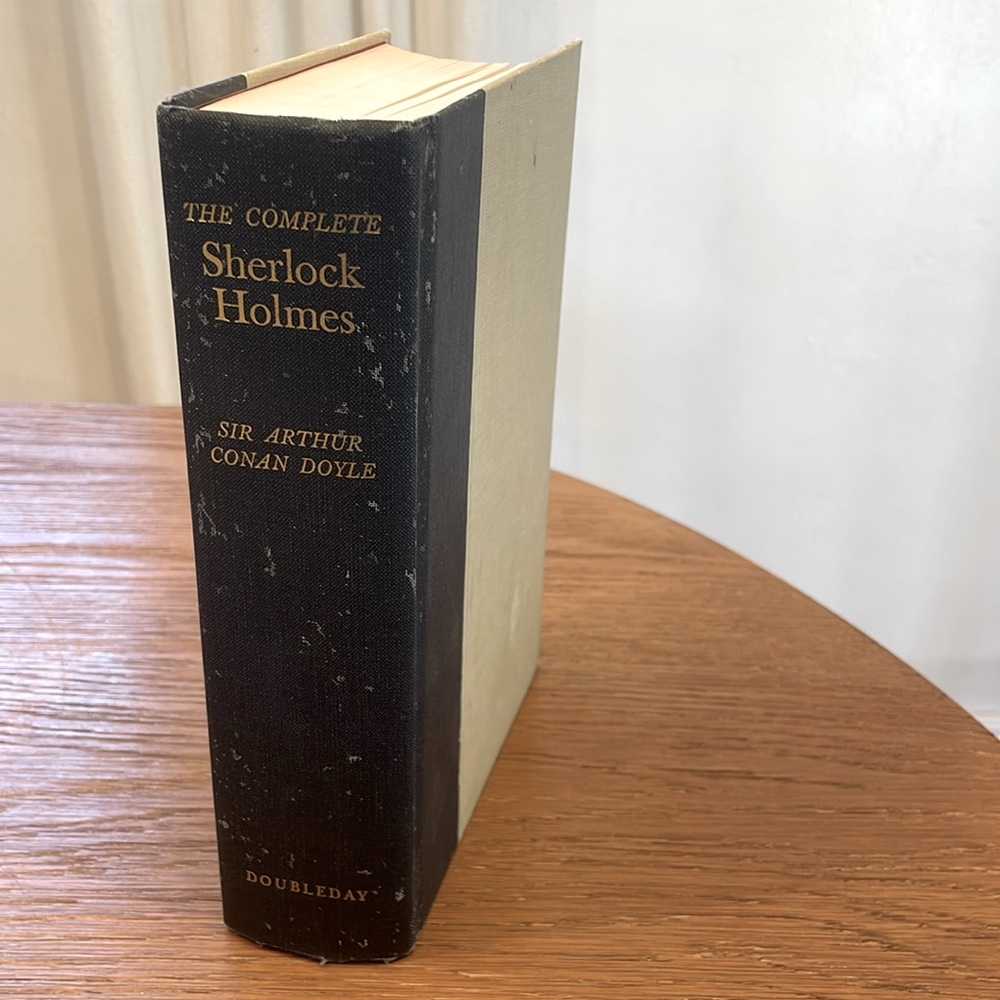 Vintage The Complete Sherlock Holmes Sir Arthur Conan Doyle Double Day